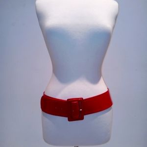Red Patent Belt